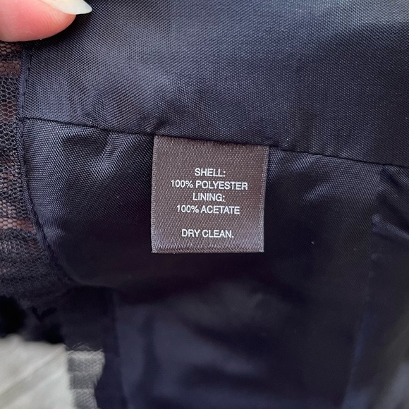 WHBM Elegant Black Floral Bolero Shrug Size M - Picture 2 of 9